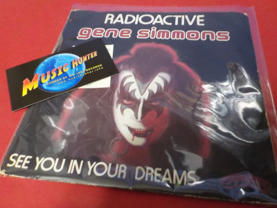 GENE SIMMONS - RADIOACTIVE VG+/EX- 7'' SINGLE