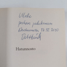 Pekka Haavisto : Hatunnosto (signeerattu, tekijän omiste) - pikkukuva 3