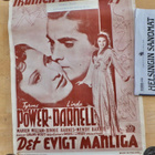 VANHA Elokuvajuliste Ikuinen Miehekkyys Blood and Sand 1941 - pikkukuva 1