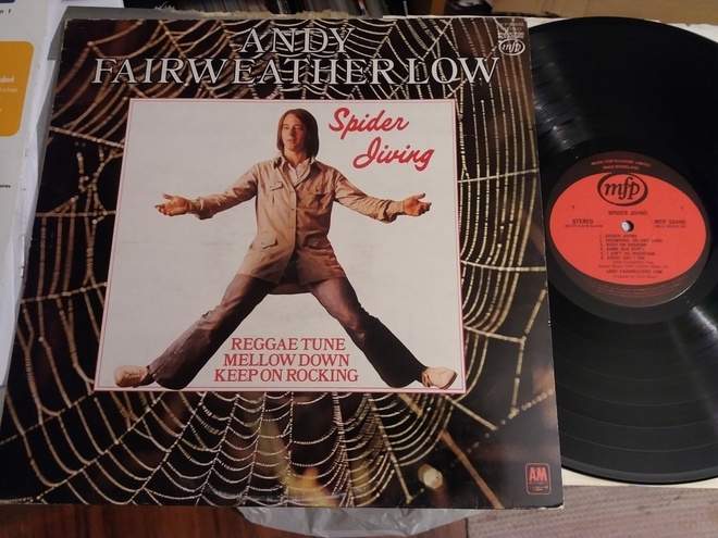 ANDY FAIRWEATHER LOW - Spider Jiving - LP 1979 (1974) EX-