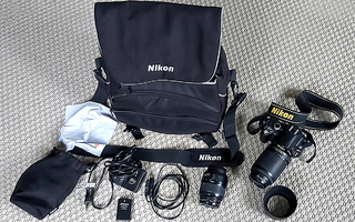 NIKON D40 kamerapaketti