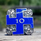 Hopeinen Lotta - Svärd 10. Halkaisija - 19 mm. Numeroitu. - pikkukuva 2