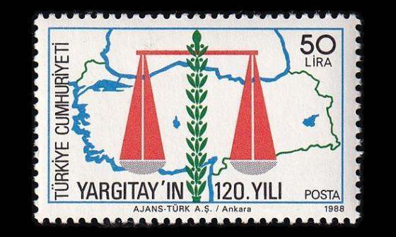 Turkki 2820 ** Kassaatiotuomioistuin 120v (1988)