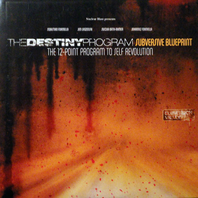 The Destiny Program – Subversive Blueprint. PROMO CD
