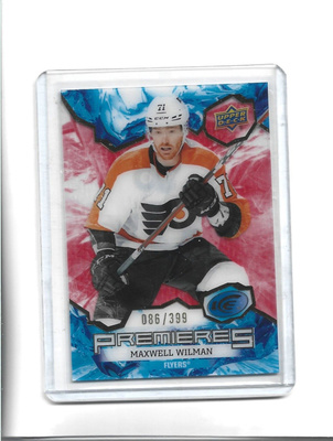MAXWELL WILMAN - PREMIERS - num 086/399 UD ICE 2021-22