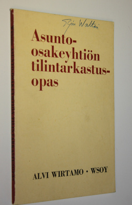 Alvi Wirtamo : Asunto-osakeyhtiön tilintarkastusopas : Li...