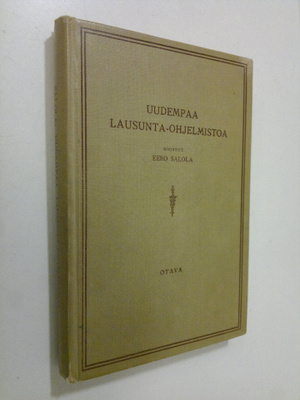 kok. Eero Salola : Uudempaa lausunta-ohjelmistoa