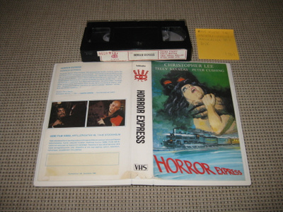 Horror Express-VHS (FIx, GeBe FIlm, Christopher Lee, 1972)