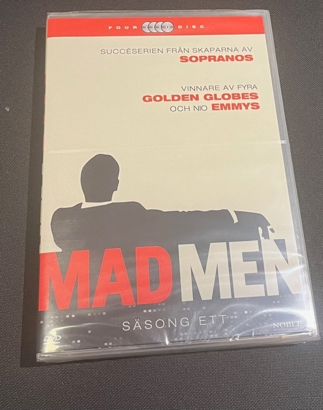 Mad Men Kausi 1 DVD-Boxi Käyttämätön muoveissa