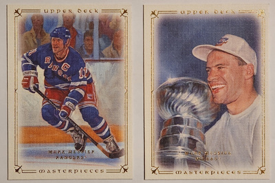 Mark Messier Jääkiekkokortit 2in1- Upper Deck Masterpieces