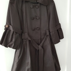 Tumma Trench-coat / Trenssi - koko L - pikkukuva 1