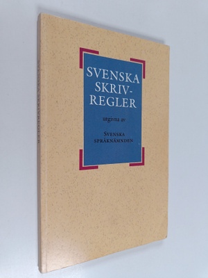 Svenska språknämnden : Svenska skrivregler