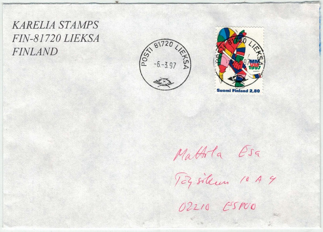 1997 jääkiekon MM loistoleimaine kirje