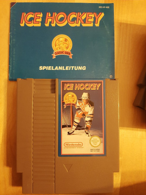 NES Ice Hockey ja ohjeet  Pal B noe