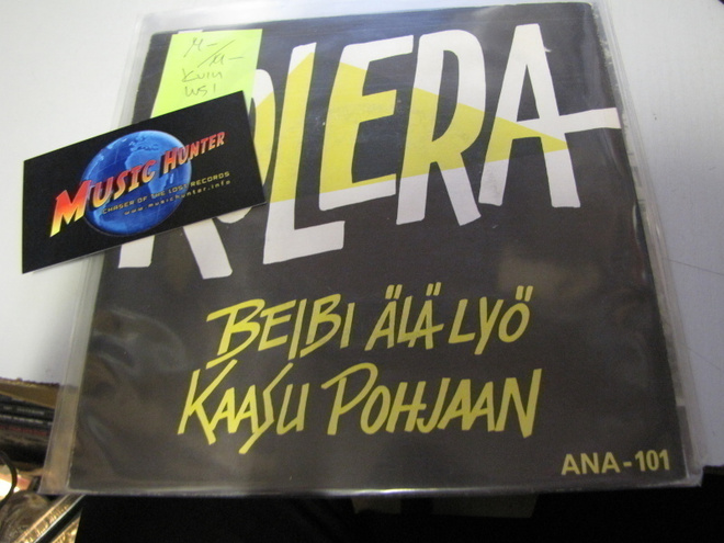 KOLERA - BEIBI ÄLÄ LYÖ / KAASU POHJAAN 7'' M-EX+(+)