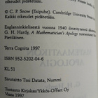 G. H. Hardy - Matemaatikon apologia (nid.) - pikkukuva 2