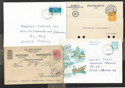 Postilähetyksiä erä 20kpl