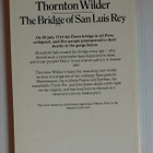 Thornton Wilder - The Bridge of San Luis Rey - pikkukuva 3