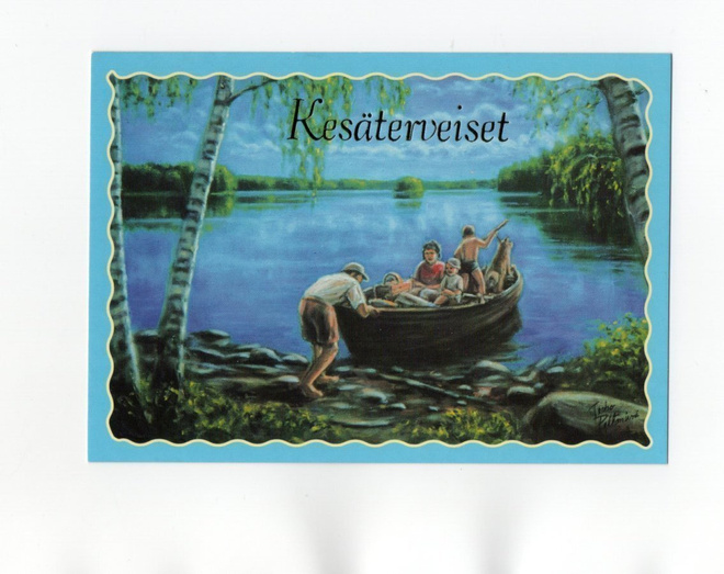°°KESÄTERVEISET°° -KORTTI / PAPRON (T.Peltoniemi)