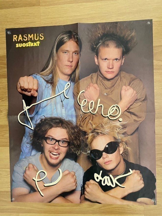 The Rasmus juliste ja Taskupokkari 