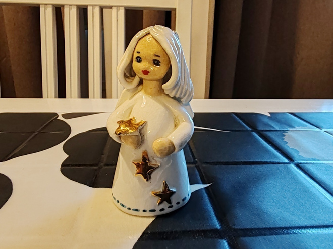 Enkeli figuuri Handmade in Finland