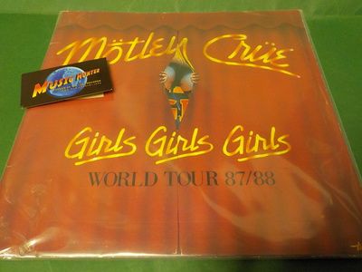 MÖTLEY CRUE GIRLS GIRLS GIRLS WORLD TOUR KIERTUEKIRJA