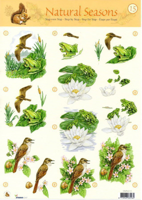 3D "°LINNUT & LUMPEENKUKAT"° / Natural Seasons 15