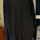 OUI upea kimaltava epäsymmetrinen neule tunika oversize 34 M - pikkukuva 2