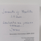 Jarmo Tammenmaa : Seniorin päiväkirja 2009 - 2010 (signee... - pikkukuva 3