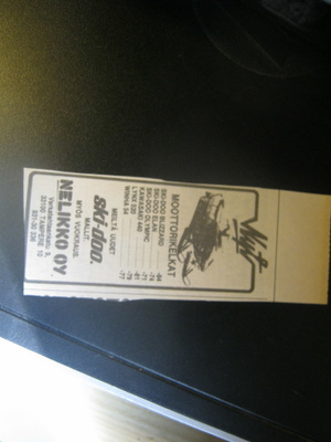 mainos Ski-Doo
