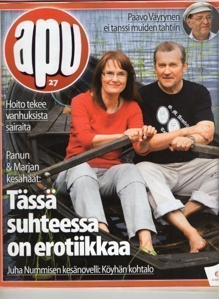 Apu n:o 27 2007 Panu Rajala & Marja. Paavo Väyrynen. Anja Sn