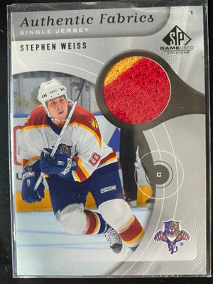 2005-06 SP Game Used Authentic Fabrics #AFSW Stephen Weiss