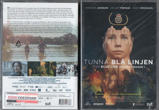 tunna blå linjen 1 kausi  ohuella langalla	(65 013)	UUSI	-FI