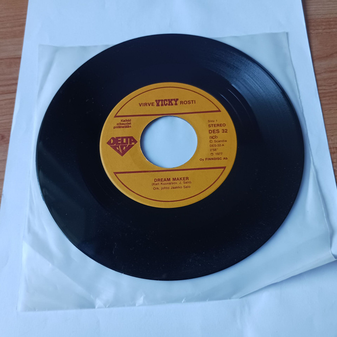Virve Vicky Rosti – Dream Maker 7" orig 1977 Soul Rock uusi