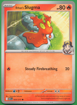 Pokémon Ethan's Slugma (ASC 023)