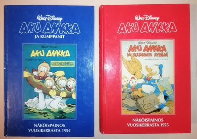AKU ANKKA 1954 ja 1955 kirjat