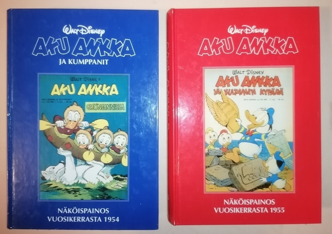 AKU ANKKA 1954 ja 1955 kirjat