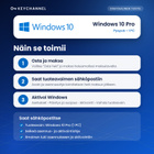Windows 10 Pro Retail lisenssi ja avain, heti - pikkukuva 2