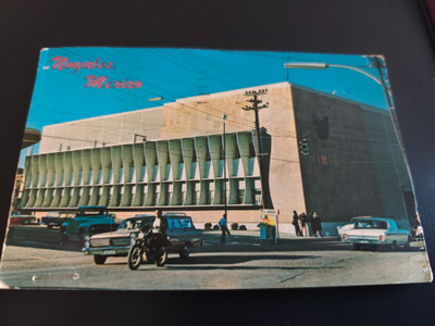 Vanha postikortti, Nogales Mexico 1971