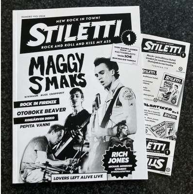 STILETTI -lehti Numero 1. 10/2024 -Rock- ja kulttuuri