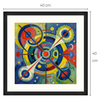 Uusi uniikki abstrakti art print taulu 40 cm x 40 cm