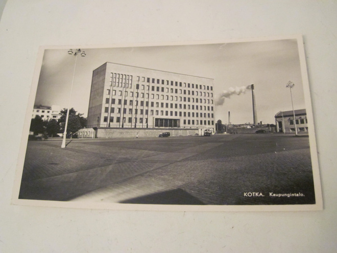 VANHA Postikortti Kotka 1950-l Alkup.Mallikappale