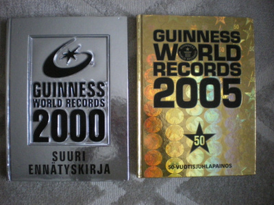 Guiness 2000 ja 2005 Suuri ennätyskirja