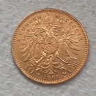 Kultaraha Itävältä Franz Joseph I. 10 Corona 1909, kulta - pikkukuva 2