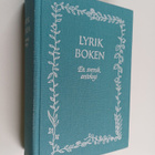 Tage Nilsson : Lyrik boken - en svensk antologi - pikkukuva 1