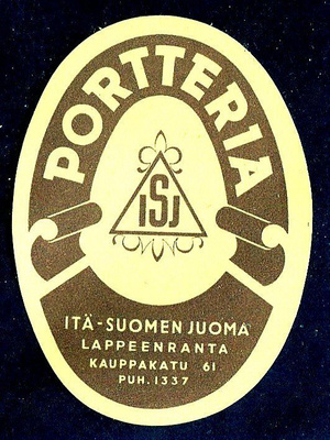PORTTERI, ITÄ-SUOMEN JUOMA, LAPPEENRANTA