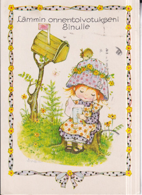 AnneLiese. Tyttö postilaatikolla . e164