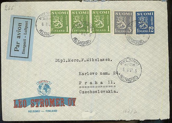 M30 1947 lentokirje CSR:ään