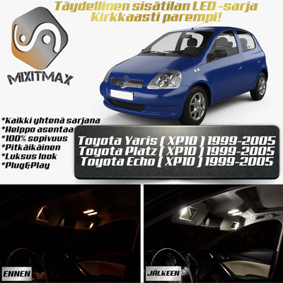 Toyota Yaris / Platz Sisätilan LED-sarja 5-osain
