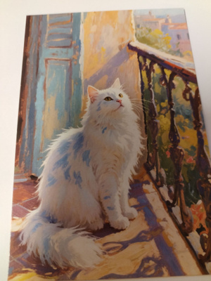 Kissa  kortti, kulkematon.